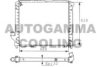 LANCIA 46099696 Radiator, engine cooling